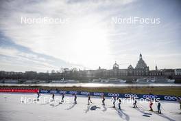 20.12.2020, Dresden, Germany (GER): Skiers  (l-r)  - FIS world cup cross-country, team sprint, Dresden (GER). www.nordicfocus.com. © Modica/NordicFocus. Every downloaded picture is fee-liable.