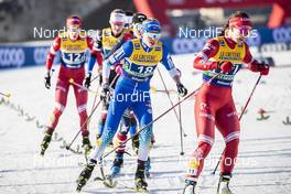 20.12.2020, Dresden, Germany (GER): Natalia Nepryaeva (RUS), Anamarija Lampic (SLO), (l-r)  - FIS world cup cross-country, team sprint, Dresden (GER). www.nordicfocus.com. © Modica/NordicFocus. Every downloaded picture is fee-liable.