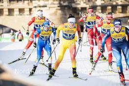 20.12.2020, Dresden, Germany (GER): Anamarija Lampic (SLO), Dinigeer Yilamujiang (CHN), (l-r)  - FIS world cup cross-country, team sprint, Dresden (GER). www.nordicfocus.com. © Modica/NordicFocus. Every downloaded picture is fee-liable.