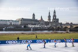 20.12.2020, Dresden, Germany (GER): Richard Jouve (FRA), Francesco De Fabiani (ITA), (l-r)  - FIS world cup cross-country, team sprint, Dresden (GER). www.nordicfocus.com. © Modica/NordicFocus. Every downloaded picture is fee-liable.