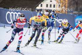 20.12.2020, Dresden, Germany (GER): Sophie Caldwell Hamilton (USA), Nadine Herrmann (GER), (l-r)  - FIS world cup cross-country, team sprint, Dresden (GER). www.nordicfocus.com. © Modica/NordicFocus. Every downloaded picture is fee-liable.