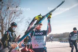 18.12.2020, Dresden, Germany (GER): Maicol Rastelli (ITA) - FIS world cup cross-country, training, Dresden (GER). www.nordicfocus.com. © Modica/NordicFocus. Every downloaded picture is fee-liable.