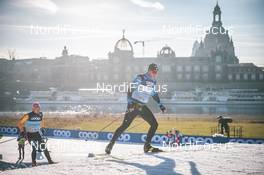 18.12.2020, Dresden, Germany (GER): Lucas Chanavat (FRA) - FIS world cup cross-country, training, Dresden (GER). www.nordicfocus.com. © Modica/NordicFocus. Every downloaded picture is fee-liable.