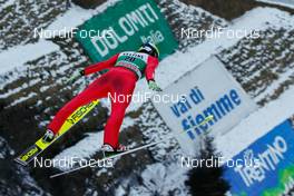 10.01.2020, Val di Fiemme, Italy (ITA): Laurent Muhlethaler (FRA) - FIS world cup nordic combined, individual gundersen HS104/10km, Val di Fiemme (ITA). www.nordicfocus.com. © Volk/NordicFocus. Every downloaded picture is fee-liable.