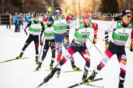 10.01.2020, Val di Fiemme, Italy (ITA): Lukas Greiderer (AUT) - FIS world cup nordic combined, individual gundersen HS104/10km, Val di Fiemme (ITA). www.nordicfocus.com. © Modica/NordicFocus. Every downloaded picture is fee-liable.