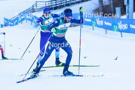 10.01.2020, Val di Fiemme, Italy (ITA): Raffaele Buzzi (ITA) - FIS world cup nordic combined, individual gundersen HS104/10km, Val di Fiemme (ITA). www.nordicfocus.com. © Volk/NordicFocus. Every downloaded picture is fee-liable.