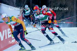 10.01.2020, Val di Fiemme, Italy (ITA): Lukas Greiderer (AUT) - FIS world cup nordic combined, individual gundersen HS104/10km, Val di Fiemme (ITA). www.nordicfocus.com. © Volk/NordicFocus. Every downloaded picture is fee-liable.