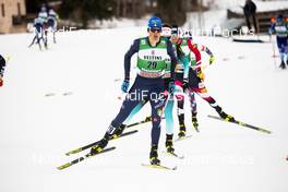 10.01.2020, Val di Fiemme, Italy (ITA): Samuel Costa (ITA) - FIS world cup nordic combined, individual gundersen HS104/10km, Val di Fiemme (ITA). www.nordicfocus.com. © Modica/NordicFocus. Every downloaded picture is fee-liable.