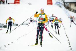10.01.2020, Val di Fiemme, Italy (ITA): Vinzenz Geiger (GER) - FIS world cup nordic combined, individual gundersen HS104/10km, Val di Fiemme (ITA). www.nordicfocus.com. © Modica/NordicFocus. Every downloaded picture is fee-liable.