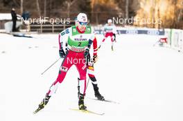 10.01.2020, Val di Fiemme, Italy (ITA): Espen Bjoernstad (NOR) - FIS world cup nordic combined, individual gundersen HS104/10km, Val di Fiemme (ITA). www.nordicfocus.com. © Modica/NordicFocus. Every downloaded picture is fee-liable.