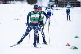 10.01.2020, Val di Fiemme, Italy (ITA): Alessandro Pittin (ITA) - FIS world cup nordic combined, individual gundersen HS104/10km, Val di Fiemme (ITA). www.nordicfocus.com. © Modica/NordicFocus. Every downloaded picture is fee-liable.