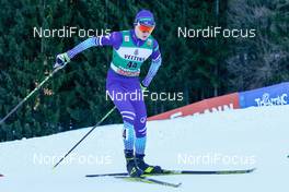 10.01.2020, Val di Fiemme, Italy (ITA): Wille Karhumaa (FIN) - FIS world cup nordic combined, individual gundersen HS104/10km, Val di Fiemme (ITA). www.nordicfocus.com. © Volk/NordicFocus. Every downloaded picture is fee-liable.
