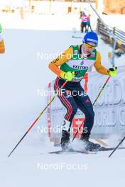 11.01.2020, Val di Fiemme, Italy (ITA): Manuel Faisst (GER) - FIS world cup nordic combined, individual gundersen HS104/10km, Val di Fiemme (ITA). www.nordicfocus.com. © Volk/NordicFocus. Every downloaded picture is fee-liable.