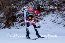 11.01.2020, Val di Fiemme, Italy (ITA): Lukas Greiderer (AUT) - FIS world cup nordic combined, individual gundersen HS104/10km, Val di Fiemme (ITA). www.nordicfocus.com. © Volk/NordicFocus. Every downloaded picture is fee-liable.