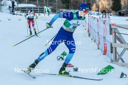 12.01.2020, Val di Fiemme, Italy (ITA): Wille Karhumaa (FIN) - FIS world cup nordic combined, team sprint HS104/2x7.5km, Val di Fiemme (ITA). www.nordicfocus.com. © Volk/NordicFocus. Every downloaded picture is fee-liable.