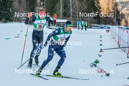 12.01.2020, Val di Fiemme, Italy (ITA): Lukas Runggaldier (ITA) - FIS world cup nordic combined, team sprint HS104/2x7.5km, Val di Fiemme (ITA). www.nordicfocus.com. © Volk/NordicFocus. Every downloaded picture is fee-liable.