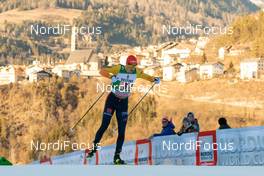 12.01.2020, Val di Fiemme, Italy (ITA): Eric Frenzel (GER) - FIS world cup nordic combined, team sprint HS104/2x7.5km, Val di Fiemme (ITA). www.nordicfocus.com. © Volk/NordicFocus. Every downloaded picture is fee-liable.