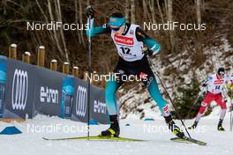 26.01.2020, Oberstdorf, Germany (GER): Laurent Muhlethaler (FRA) - FIS world cup nordic combined, individual gundersen HS140/10km, Oberstdorf (GER). www.nordicfocus.com. © Volk/NordicFocus. Every downloaded picture is fee-liable.