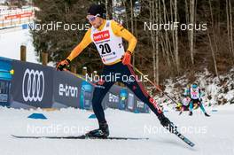 26.01.2020, Oberstdorf, Germany (GER): Martin Hahn (GER) - FIS world cup nordic combined, individual gundersen HS140/10km, Oberstdorf (GER). www.nordicfocus.com. © Volk/NordicFocus. Every downloaded picture is fee-liable.