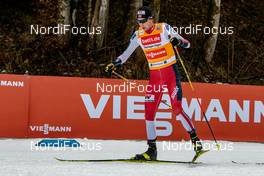 26.01.2020, Oberstdorf, Germany (GER): Jarl Magnus Riiber (NOR), Jens Luraas Oftebro (NOR) (l-r) - FIS world cup nordic combined, individual gundersen HS140/10km, Oberstdorf (GER). www.nordicfocus.com. © Volk/NordicFocus. Every downloaded picture is fee-liable.