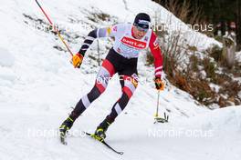25.01.2020, Oberstdorf, Germany (GER): Bernhard Gruber (AUT) - FIS world cup nordic combined, team HS140/4x5km, Oberstdorf (GER). www.nordicfocus.com. © Volk/NordicFocus. Every downloaded picture is fee-liable.