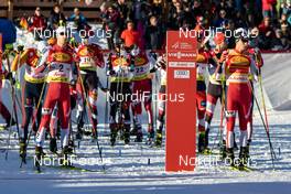 31.01.2020, Seefeld, Austria (AUT): Harald Johnas Riiber (NOR), Jarl Magnus Riiber (NOR (l-r)  - FIS world cup nordic combined, individual gundersen HS109/5km, Seefeld (AUT). www.nordicfocus.com. © Volk/NordicFocus. Every downloaded picture is fee-liable.