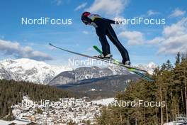 31.01.2020, Seefeld, Austria (AUT): Terence Weber (GER) - FIS world cup nordic combined, individual gundersen HS109/5km, Seefeld (AUT). www.nordicfocus.com. © Volk/NordicFocus. Every downloaded picture is fee-liable.