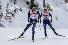01.02.2020, Seefeld, Austria (AUT): Samuel Costa (ITA) - FIS world cup nordic combined, individual gundersen HS109/10km, Seefeld (AUT). www.nordicfocus.com. © Volk/NordicFocus. Every downloaded picture is fee-liable.