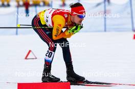 02.02.2020, Seefeld, Austria (AUT): Fabian Riessle (GER) - FIS world cup nordic combined, individual gundersen HS109/15km, Seefeld (AUT). www.nordicfocus.com. © Volk/NordicFocus. Every downloaded picture is fee-liable.
