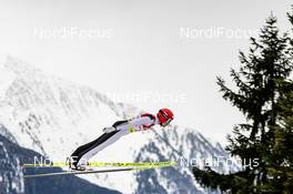 02.02.2020, Seefeld, Austria (AUT): Laurent Muhlethaler (FRA) - FIS world cup nordic combined, individual gundersen HS109/15km, Seefeld (AUT). www.nordicfocus.com. © Volk/NordicFocus. Every downloaded picture is fee-liable.