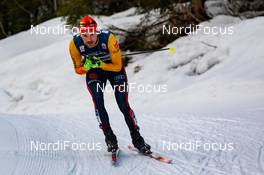 22.02.2020, Trondheim, Norway (NOR): Fabian Riessle (GER) - FIS world cup nordic combined, individual gundersen HS138/10km, Trondheim (NOR). www.nordicfocus.com. © Volk/NordicFocus. Every downloaded picture is fee-liable.
