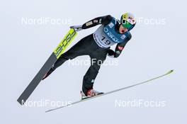 22.02.2020, Trondheim, Norway (NOR): Laurent Muhlethaler (FRA) - FIS world cup nordic combined, individual gundersen HS138/10km, Trondheim (NOR). www.nordicfocus.com. © Volk/NordicFocus. Every downloaded picture is fee-liable.