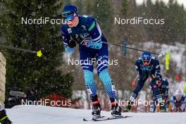 22.02.2020, Trondheim, Norway (NOR): Leevi Mutru (FIN) - FIS world cup nordic combined, individual gundersen HS138/10km, Trondheim (NOR). www.nordicfocus.com. © Volk/NordicFocus. Every downloaded picture is fee-liable.