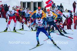 23.02.2020, Trondheim, Norway (NOR): Ilkka Herola (FIN), Johannes Rydzek (GER), Fabian Riessle (GER) - FIS world cup nordic combined, individual gundersen HS138/10km, Trondheim (NOR). www.nordicfocus.com. © Volk/NordicFocus. Every downloaded picture is fee-liable.