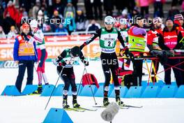 29.02.2020 Lahti, Finland (FIN): Ryota Yamamoto (JPN), Akito Watabe (JPN), (l-r)  - FIS world cup nordic combined, team sprint HS130/2x7.5km, Lahti (FIN). www.nordicfocus.com. © Modica/NordicFocus. Every downloaded picture is fee-liable.