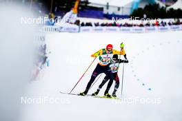 29.02.2020 Lahti, Finland (FIN): Terence Weber (GER), Ryota Yamamoto (JPN), (l-r)  - FIS world cup nordic combined, team sprint HS130/2x7.5km, Lahti (FIN). www.nordicfocus.com. © Modica/NordicFocus. Every downloaded picture is fee-liable.