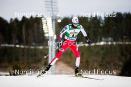 29.02.2020 Lahti, Finland (FIN): Espen Bjoernstad (NOR) - FIS world cup nordic combined, team sprint HS130/2x7.5km, Lahti (FIN). www.nordicfocus.com. © Modica/NordicFocus. Every downloaded picture is fee-liable.