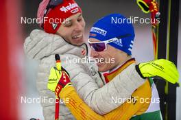 29.02.2020 Lahti, Finland (FIN): Terence Weber (GER), Manuel Faisst (GER), (l-r)  - FIS world cup nordic combined, team sprint HS130/2x7.5km, Lahti (FIN). www.nordicfocus.com. © THIBAUT/NordicFocus. Every downloaded picture is fee-liable.