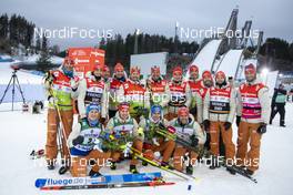 29.02.2020 Lahti, Finland (FIN): Team Germany  - FIS world cup nordic combined, team sprint HS130/2x7.5km, Lahti (FIN). www.nordicfocus.com. © THIBAUT/NordicFocus. Every downloaded picture is fee-liable.
