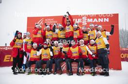 07.03.2020, Oslo, Norway (NOR): Team Norway  - FIS world cup nordic combined, individual gundersen HS134/10km, Oslo (NOR). www.nordicfocus.com. © THIBAUT/NordicFocus. Every downloaded picture is fee-liable.