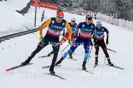 07.03.2020, Oslo, Norway (NOR): Fabian Riessle (GER), Ilkka Herola (FIN), Akito Watabe (JPN) (l-r) - FIS world cup nordic combined, individual gundersen HS134/10km, Oslo (NOR). www.nordicfocus.com. © Volk/NordicFocus. Every downloaded picture is fee-liable.