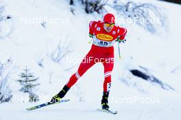 19.12.2020, Ramsau, Austria (AUT): Ernest Yahin (RUS) - FIS world cup nordic combined men, individual gundersen HS98/10km, Ramsau (AUT). www.nordicfocus.com. © Volk/NordicFocus. Every downloaded picture is fee-liable.