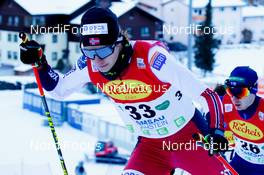 19.12.2020, Ramsau, Austria (AUT): Espen Andersen (NOR) - FIS world cup nordic combined men, individual gundersen HS98/10km, Ramsau (AUT). www.nordicfocus.com. © Volk/NordicFocus. Every downloaded picture is fee-liable.