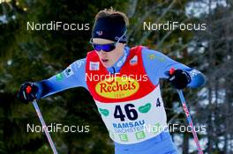 19.12.2020, Ramsau, Austria (AUT): Gael Blondeau (FRA) - FIS world cup nordic combined men, individual gundersen HS98/10km, Ramsau (AUT). www.nordicfocus.com. © Volk/NordicFocus. Every downloaded picture is fee-liable.