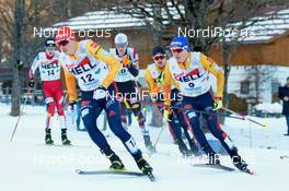 20.12.2020, Ramsau, Austria (AUT): Eric Frenzel (GER), Manuel Faisst (GER) (l-r)  - FIS world cup nordic combined men, individual gundersen HS98/10km, Ramsau (AUT). www.nordicfocus.com. © Volk/NordicFocus. Every downloaded picture is fee-liable.