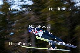 20.12.2020, Ramsau, Austria (AUT): Laurent Muhlethaler (FRA) - FIS world cup nordic combined men, individual gundersen HS98/10km, Ramsau (AUT). www.nordicfocus.com. © Volk/NordicFocus. Every downloaded picture is fee-liable.