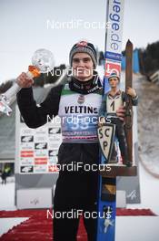 01.01.2020, Garmisch, Germany (GER): Marius Lindvik (NOR) - FIS world cup ski jumping, four hills tournament, individual HS142, Garmisch (GER). www.nordicfocus.com. © Tumashov/NordicFocus. Every downloaded picture is fee-liable.