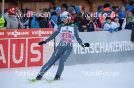 01.01.2020, Garmisch, Germany (GER): Kamil Stoch (POL) - FIS world cup ski jumping, four hills tournament, individual HS142, Garmisch (GER). www.nordicfocus.com. © Tumashov/NordicFocus. Every downloaded picture is fee-liable.