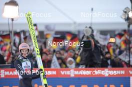 01.01.2020, Garmisch, Germany (GER): Karl Geiger (GER) - FIS world cup ski jumping, four hills tournament, individual HS142, Garmisch (GER). www.nordicfocus.com. © Tumashov/NordicFocus. Every downloaded picture is fee-liable.
