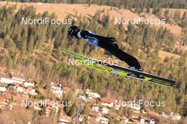 31.12.2019, Garmisch, Germany (GER): Kilian Maerkl (GER) - FIS world cup ski jumping, four hills tournament, training and qualification, Garmisch (GER). www.nordicfocus.com. © Tumashov/NordicFocus. Every downloaded picture is fee-liable.